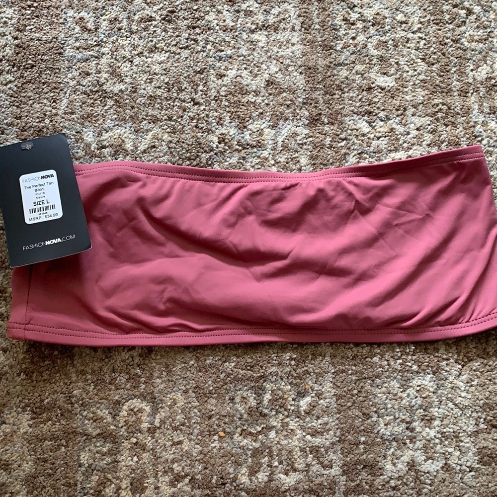 ✨NWT✨ FashionNova Bandeau Bikini Top